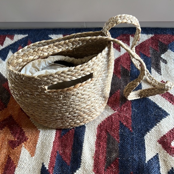 Zara Natural Jute Tote Bag - Picture 7 of 12